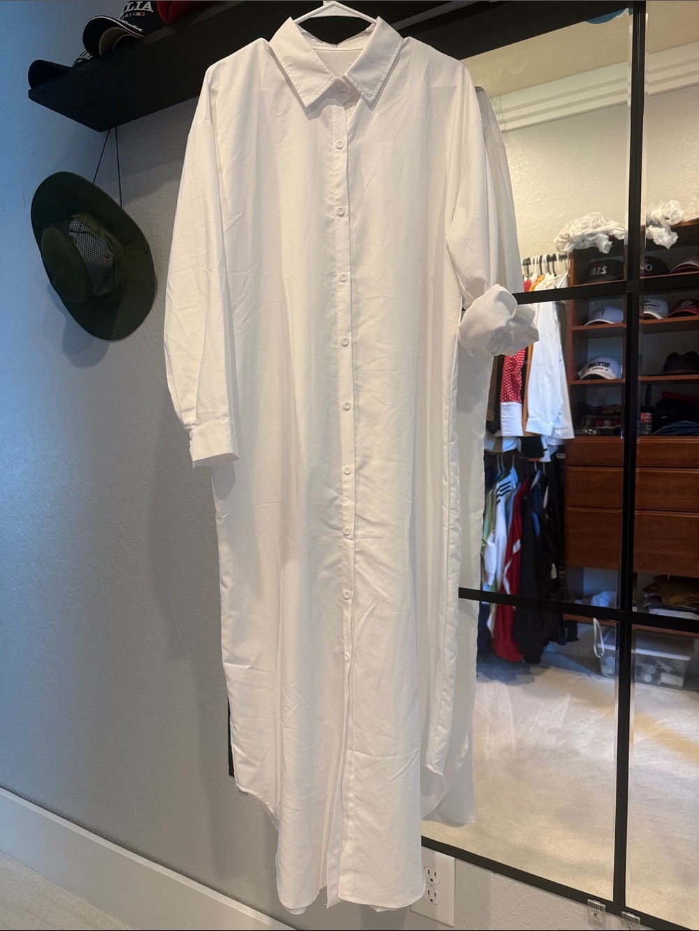 50 Inch long Buttoned Down Shirt